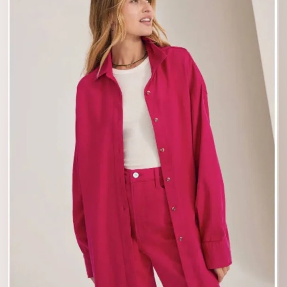 Favorite Daughter SET - Ex-BF shirt and Mischa Jeans (pink)